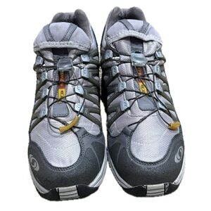 👟🏔️ SALOMON XT Gore-Tex Trail Running Shoes Gray Blue Men’s US Sz 10.5